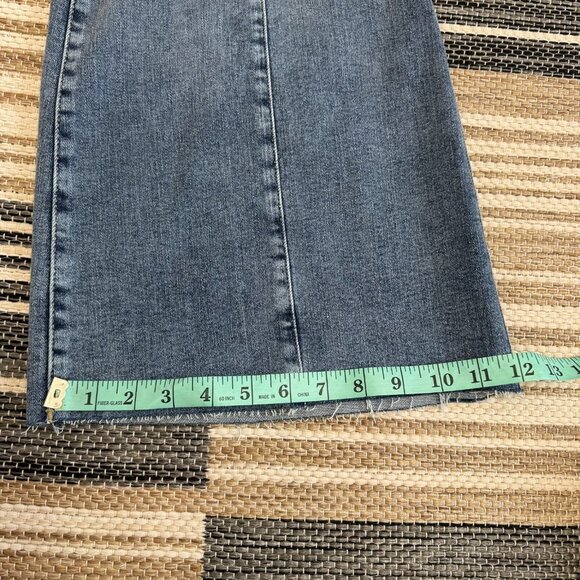 Free People We The Free Curvy Wild Honey Flare Stretch Denim Jeans Blue Sz 29S - Picture 14 of 16
